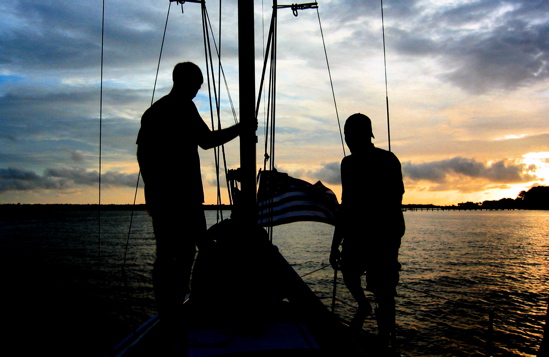 Sailing Silhouette